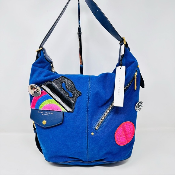Marc Jacobs Handbags - Marc Jacobs The Canvas Sling Backpack Hobo Messenger 3WAY